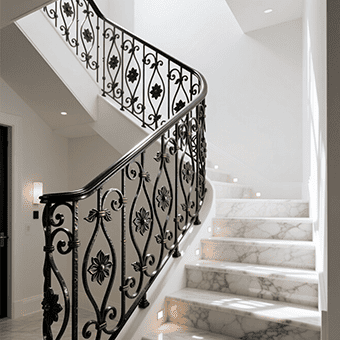 درابزين سلم حديد